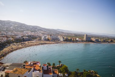Kale penyscola Köyü manzaraları