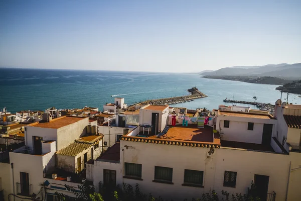 Penyscola village views from the castle — Stock Photo, Image