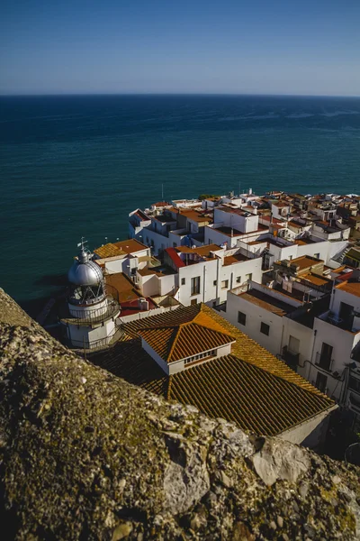 Penyscola village views from the castle — Stock Photo, Image