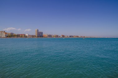 İspanya'da bulunan peniscola şehir