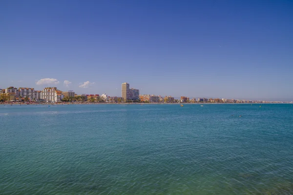 Peniscola město ležící ve Španělsku — Stock fotografie