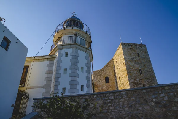 Spanska landskap med djupa blå havet — Stockfoto