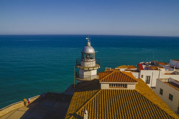Paesaggio spagnolo con mare blu profondo — Foto Stock