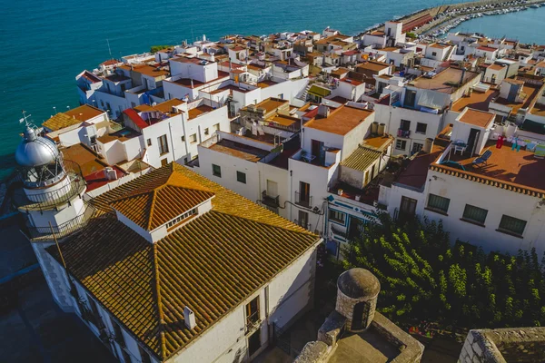 Spanish landscape with deep blue sea — Stock Photo, Image