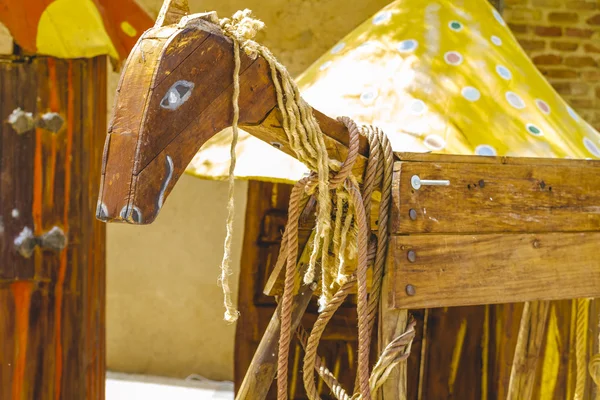 Kuda kayu abad pertengahan — Stok Foto