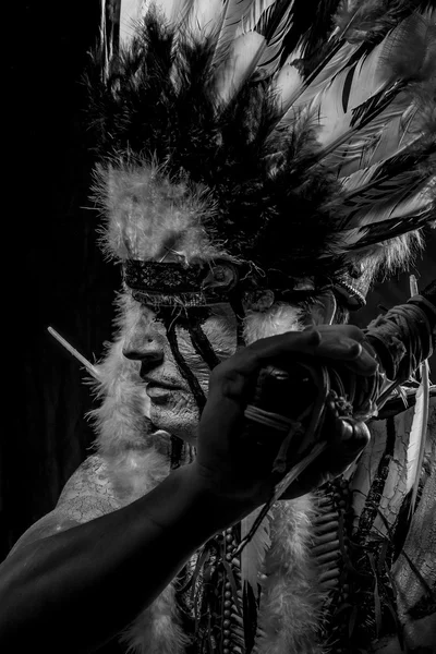 American Indian chief — Stockfoto