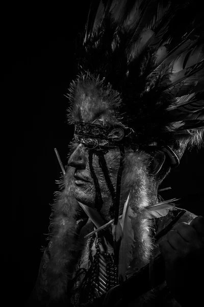 Indianen chief — Stockfoto