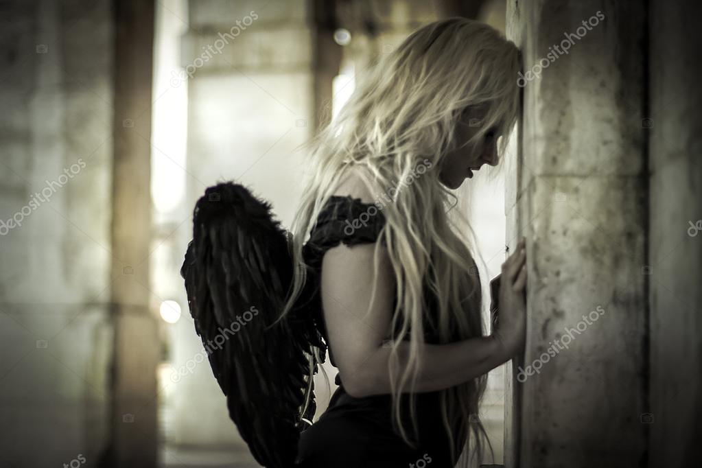 Sensual fallen angel Stock Photo by ©outsiderzone 61251637