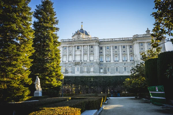 Jardines de Sabatini en el Palacio Real — Foto de Stock