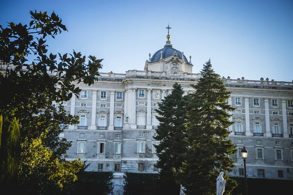 Pałac królewski Madrydy — Zdjęcie stockowe
