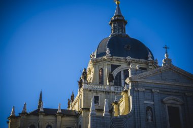 Ancient Almudena Cathedral clipart