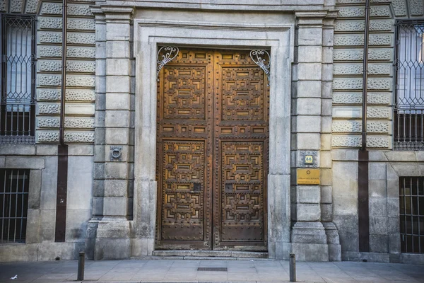 Äldsta gata i Spaniens huvudstad — Stockfoto