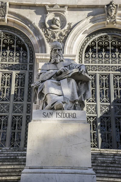 Scultura di San Isidro vicino alla Biblioteca Nazionale — Foto Stock