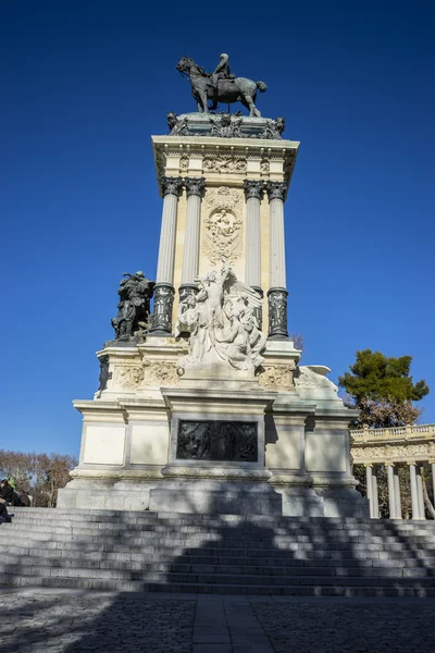 Monumento ao Rei Afonso XII — Fotografia de Stock