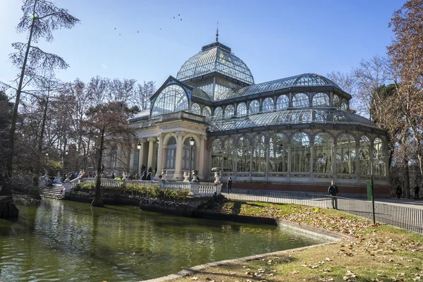 Crystal Palace nel Parco del Retiro — Foto Stock