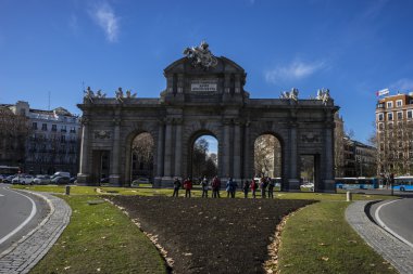Efsanevi alcala kapı Madrid