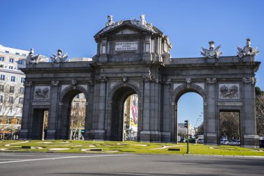 Efsanevi alcala kapı Madrid
