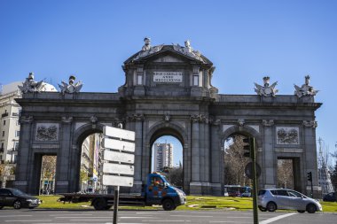 Efsanevi alcala kapı Madrid