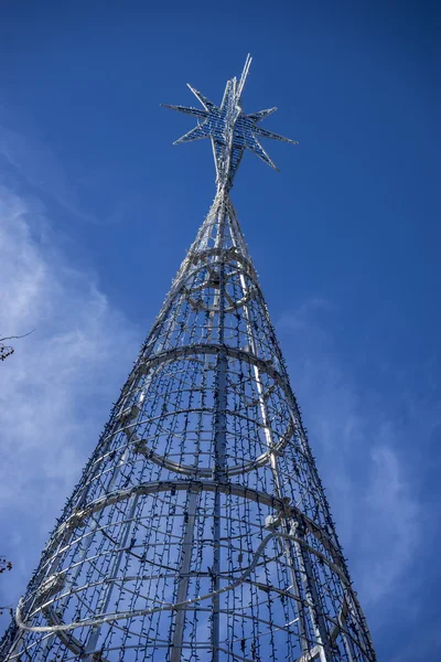 Metal christmas tree — Stock Photo, Image