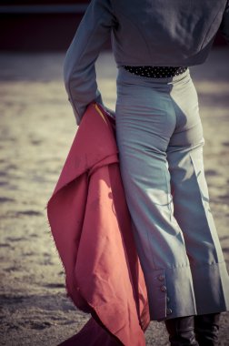 İspanya resimden boğa mücadele.