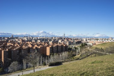 Madrid şehir manzarası