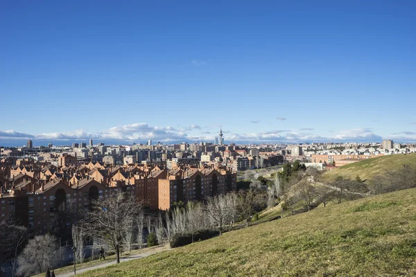 Madrid city skyline — Stock Photo, Image