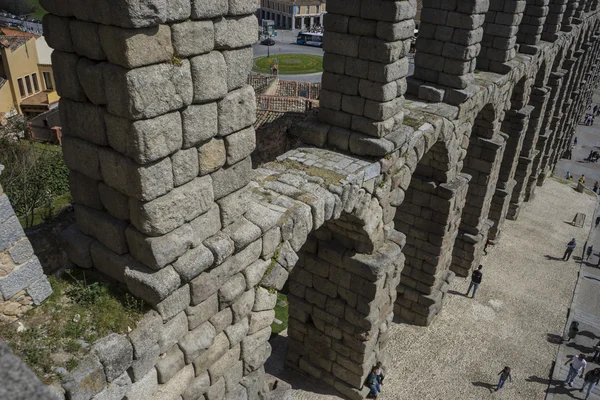 Roman aqueduct of segovia. — Stock Photo, Image