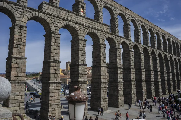 Aqueduto romano de Segóvia. — Fotografia de Stock