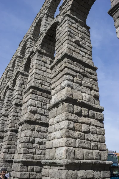 Roman aqueduct of segovia. — Stock Photo, Image