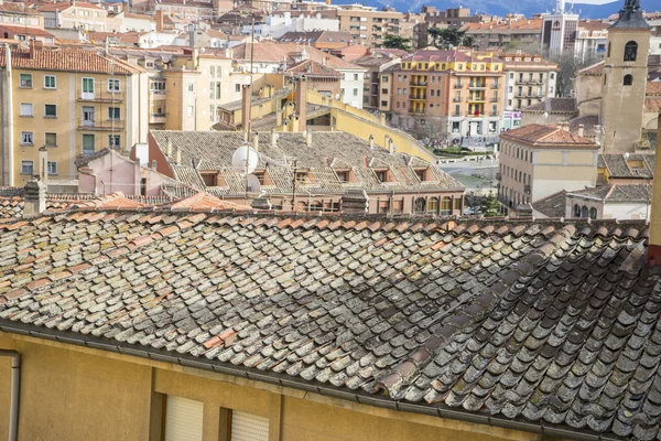 Aerial views of the Spanish city of Segovia. — Stock Photo, Image