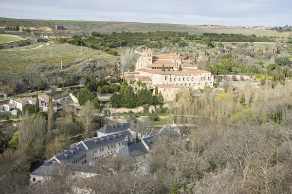 Vistas aéreas de la ciudad española de Segovia . — Foto de Stock