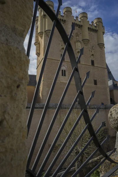 Alcazar slottet staden Segovia, Spanien. — Stockfoto
