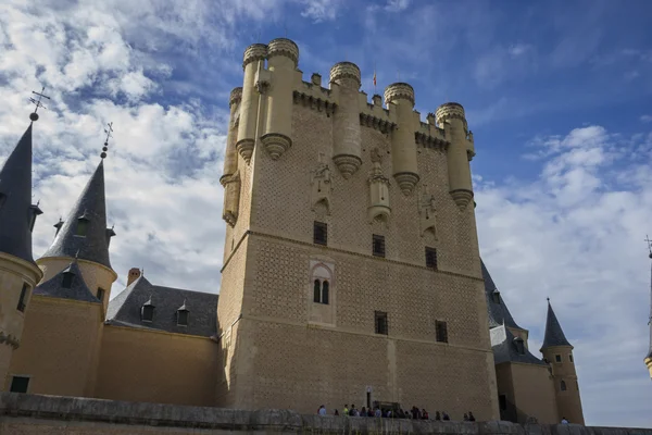 Alcazar kale şehir Segovia, İspanya. — Stok fotoğraf
