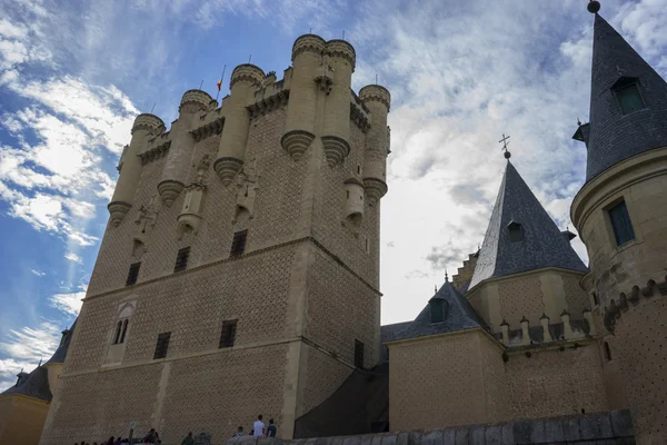 Ortaçağ Kalesi, Segovia, İspanya. — Stok fotoğraf