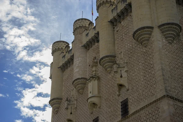 Alcazar vár város, Segovia, Spanyolország. — Stock Fotó