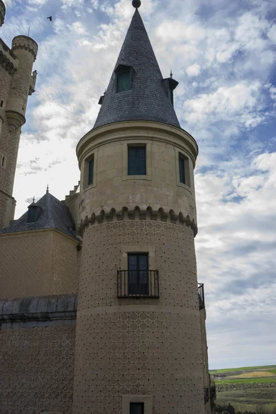 Castillo de Alcázar ciudad de Segovia, España . — Foto de Stock