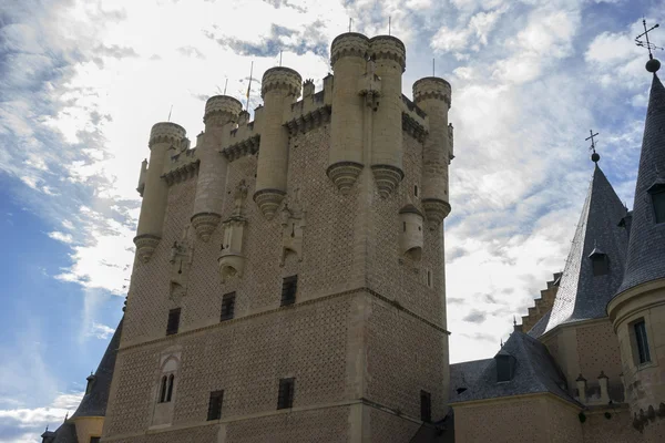 Castillo de Alcázar ciudad de Segovia, España . — Foto de Stock