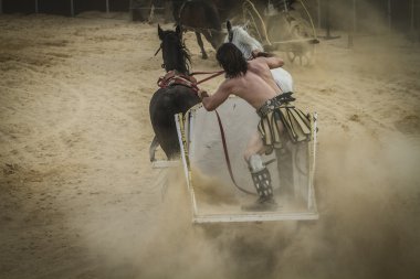 Araba yarışı bir Roman Circus