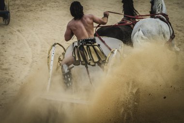 Araba yarışı bir Roman Circus