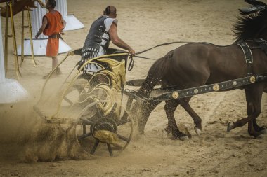 Araba yarışı bir Roman Circus