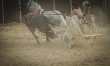 Araba yarışı bir Roman Circus