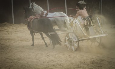 Araba yarışı bir Roman Circus