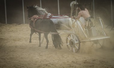 Araba yarışı bir Roman Circus