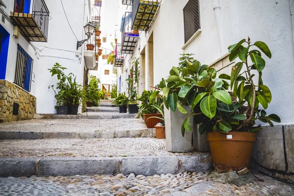 Smalle authentieke straat — Stockfoto