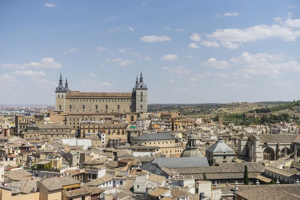 Toledo Alcazar de uma torre sineira — Fotografia de Stock