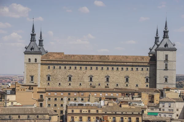 Toledo Alcazar kale İspanya — Stok fotoğraf