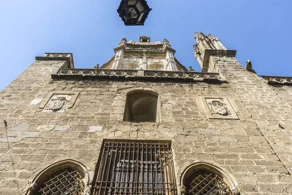 Facciata della cattedrale di Toledo — Foto Stock