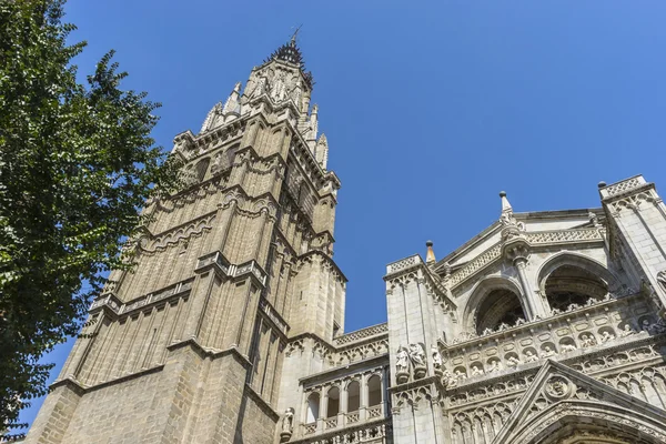 Fachada da catedral de Toledo — Fotografia de Stock