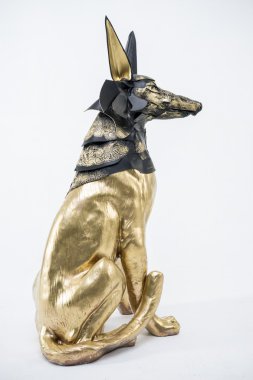 Mısır tanrısı Anubis'in heykeli