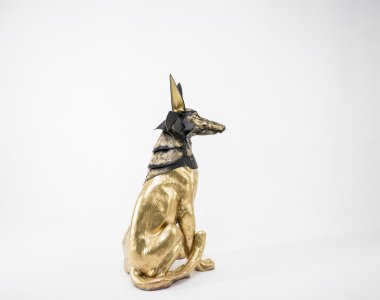Mısır tanrısı Anubis'in heykeli